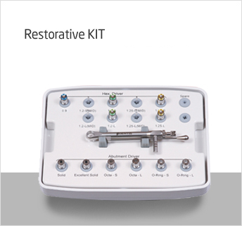 Restorative KIT Cover screw, Abutment 체결 및 제거 시 사용하는 tool 전용 Kit